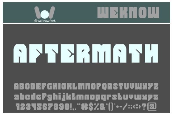 Aftermath: The Ultimate Techno-SciFi Display Font