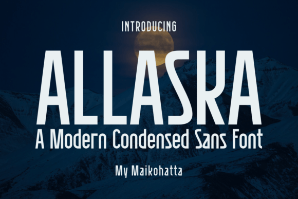 Allaska Font: Bold Branding for Modern Design