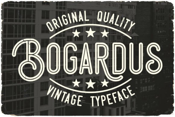 Bogardus: Elevating Brand Identity with Vintage Typography