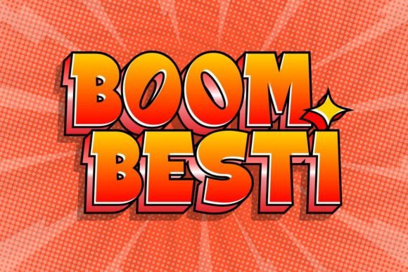 Boom Besti: Elevating Children’s Design with a Fun Chunky Display Font
