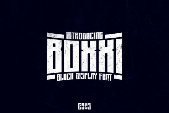 Boxxi: The Bold Sports Font for Modern Branding