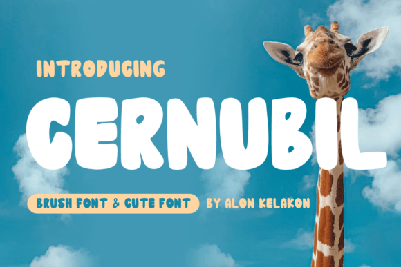 Cernubil: A Joyful Display Font for Creative Designs