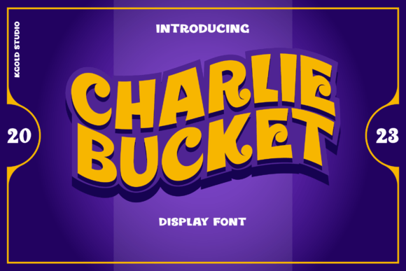 Charlie Bucket: A Playful Font for Friendly Designs