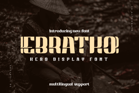 Ebratho: Integrating a Superhero-Themed Display Font into Professional Design Workflows