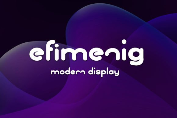 Efimenig: A Unique Font for Modern Design