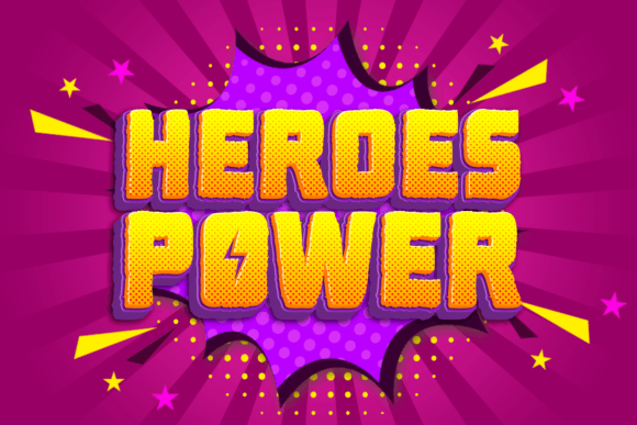 Heroes Power: Bold Display Font Guide