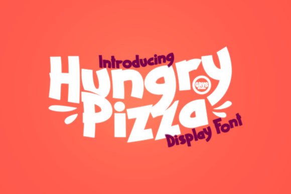 Hungry Pizza: A Bold Typographic Choice for Modern Design
