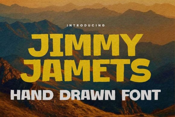 Jimmy Jamets: Bold Display Font for Creatives
