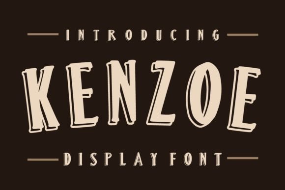 Kenzoe: Elevating Design with Vintage Boldness and Retro Character