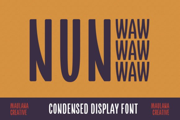 Nun Waw: Bold Humanist Sans for Modern Design