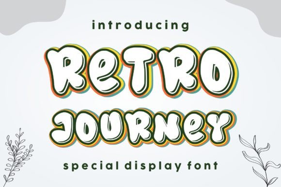 Retro Journey: A Sweet & Groovy Display Font