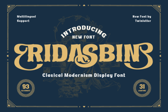Ridasbin: A Classic Serif Font for Elegant Design Projects