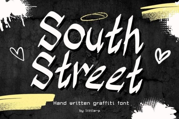 South Street: Bold Graffiti Font for Urban Design