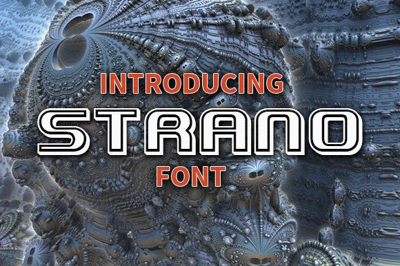 Strano Font: A Quirky Display Typeface for Joyful Designs